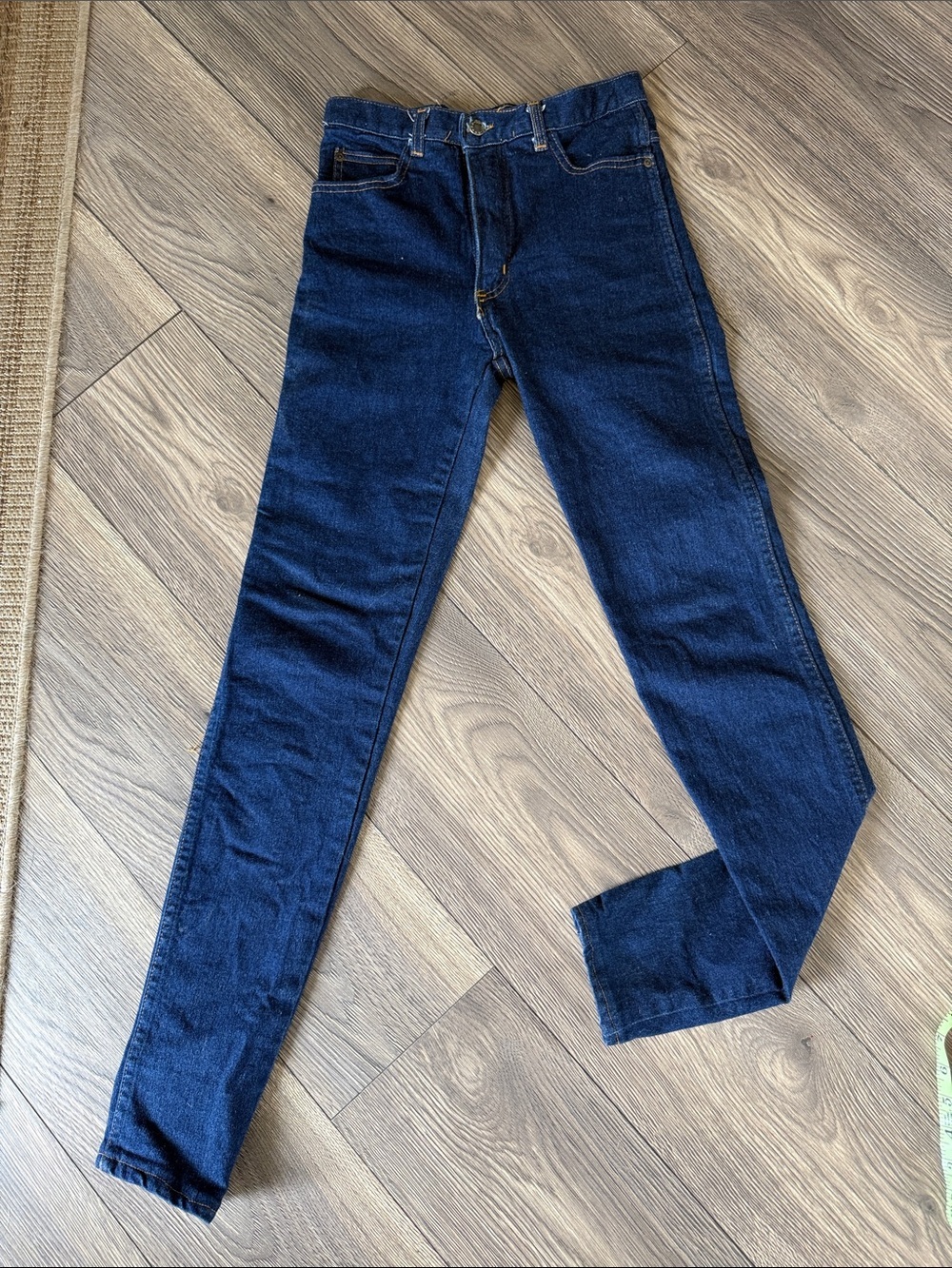 Vintage 51 States Made in England Stretch Jeans High Rise Tapered Dark Wash 29 - Picture 7 of 16